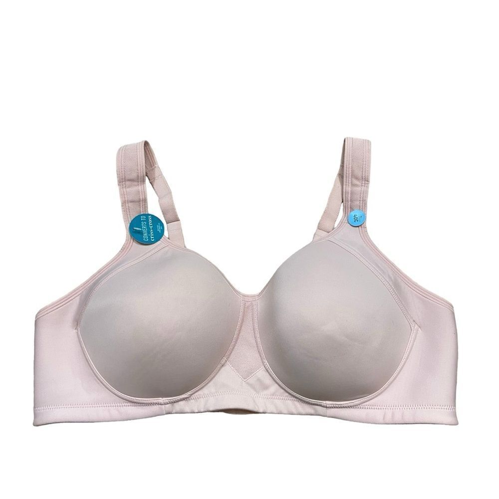 New with‎ Tags Vanity Fair Pale Pink Convertible Lined Bra Size 40C